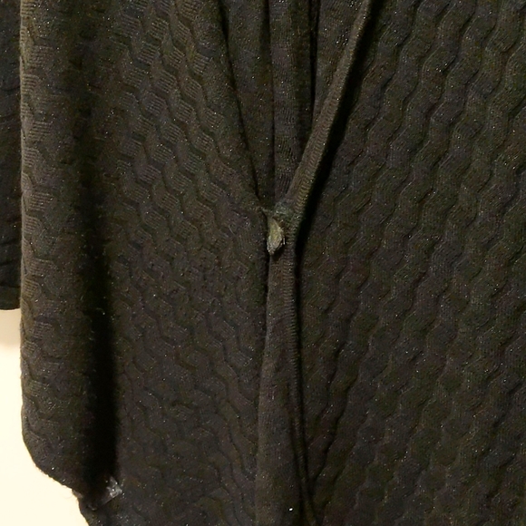 Calvin Klein Glitter Evening Wrap Shawl Black One Size - Picture 4 of 11